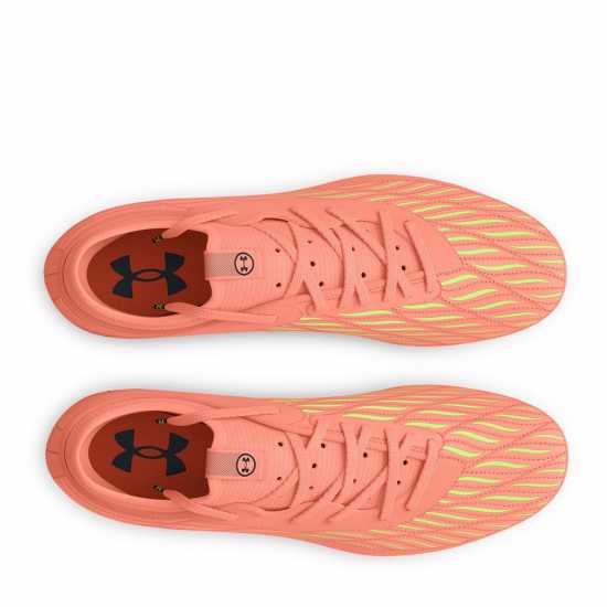 Under Armour Kids' Mag Select Firm Ground Football Boots Orange 