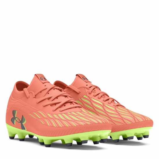 Under Armour Kids' Mag Select Firm Ground Football Boots Orange 