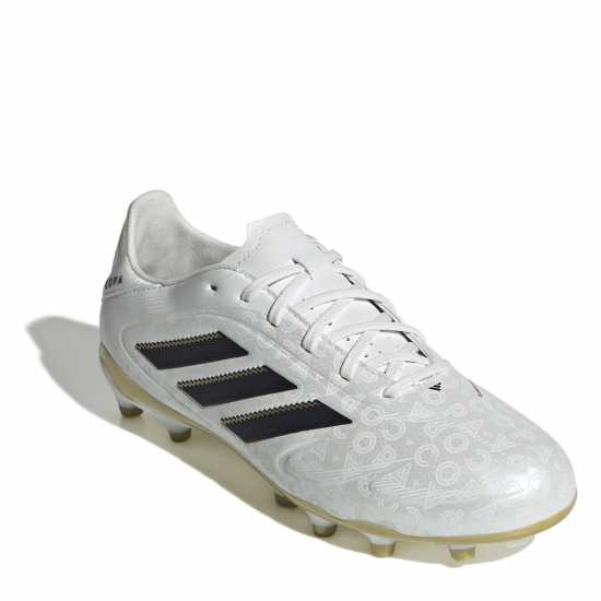 Adidas Copa Pure 3 League Juniors Firm Ground Football Boots Бяло/Черно/Злато Adidas Copa Pure 3 League Juniors Firm Ground Football Boots Бяло/Черно/Злато
