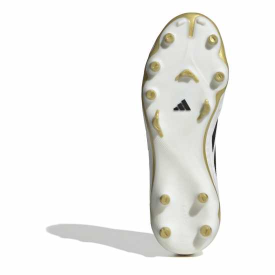 Adidas Copa Pure 3 League Juniors Firm Ground Football Boots Бяло/Черно/Злато Adidas Copa Pure 3 League Juniors Firm Ground Football Boots Бяло/Черно/Злато