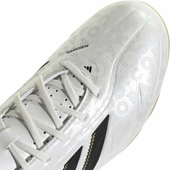 Adidas Copa Pure 3 League Juniors Firm Ground Football Boots Бяло/Черно/Злато Adidas Copa Pure 3 League Juniors Firm Ground Football Boots Бяло/Черно/Злато