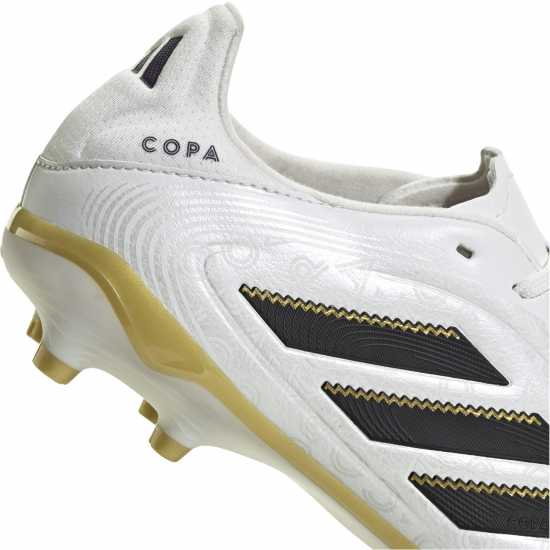 Adidas Copa Pure 3 League Juniors Firm Ground Football Boots Бяло/Черно/Злато Adidas Copa Pure 3 League Juniors Firm Ground Football Boots Бяло/Черно/Злато