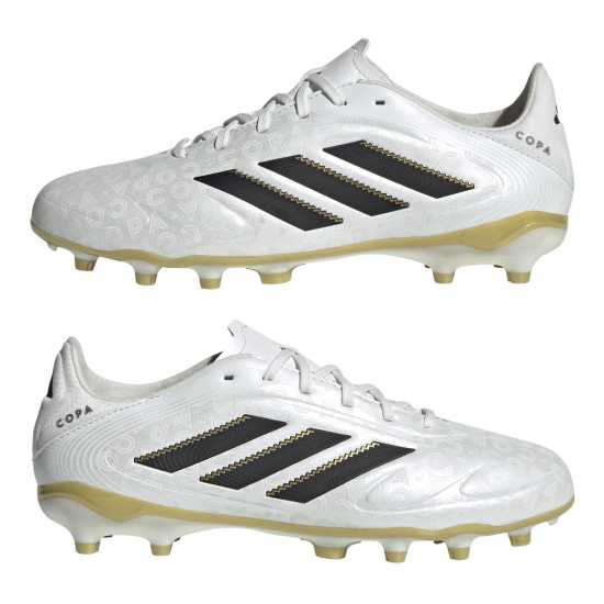 Adidas Copa Pure 3 League Juniors Firm Ground Football Boots Бяло/Черно/Злато Adidas Copa Pure 3 League Juniors Firm Ground Football Boots Бяло/Черно/Злато