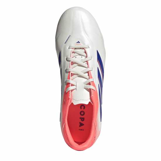 Adidas Copa Pure 3 League Juniors Firm Ground Football Boots Бяло/Синьо/Корал Adidas Copa Pure 3 League Juniors Firm Ground Football Boots Бяло/Синьо/Корал