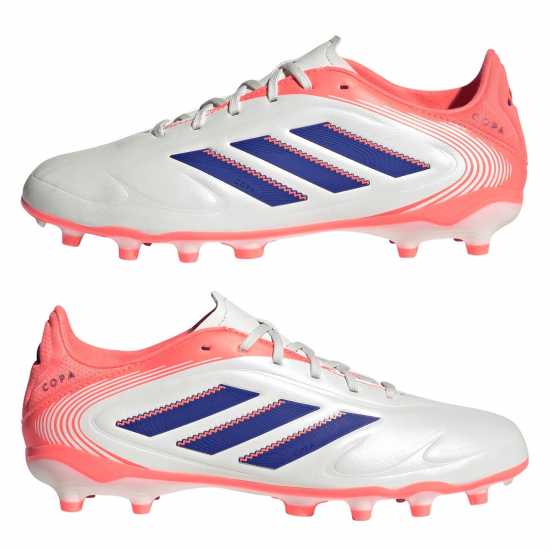 Adidas Copa Pure 3 League Juniors Firm Ground Football Boots Бяло/Синьо/Корал Adidas Copa Pure 3 League Juniors Firm Ground Football Boots Бяло/Синьо/Корал