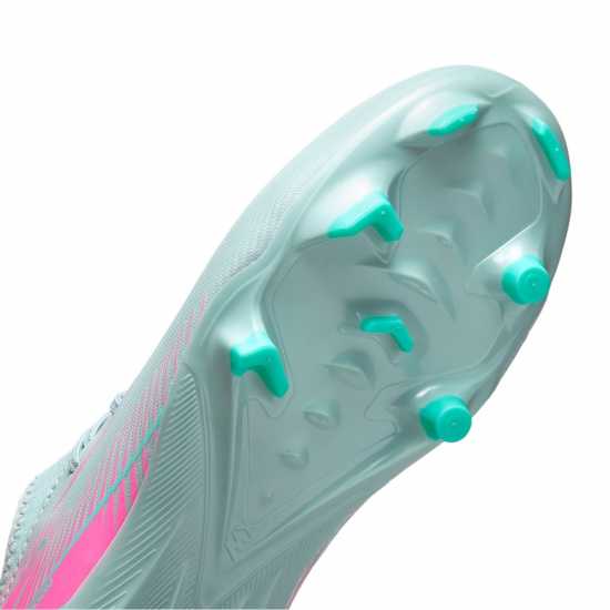 Nike Zoom Mercurial Vapor 16 Juniors Firm Ground Football Boots Сиво/Розово Детски футболни бутонки