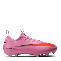 Nike Zoom Mercurial Vapor 16 Juniors Firm Ground Football Boots Pink/Black Детски футболни бутонки