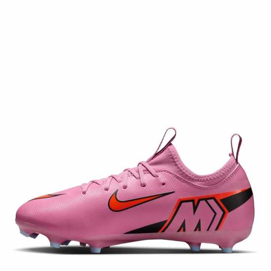 Nike Zoom Mercurial Vapor 16 Juniors Firm Ground Football Boots Pink/Black Детски футболни бутонки