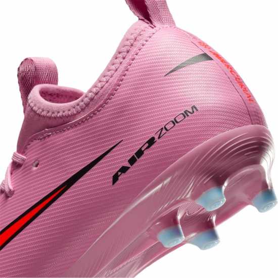 Nike Zoom Mercurial Vapor 16 Juniors Firm Ground Football Boots Pink/Black Детски футболни бутонки