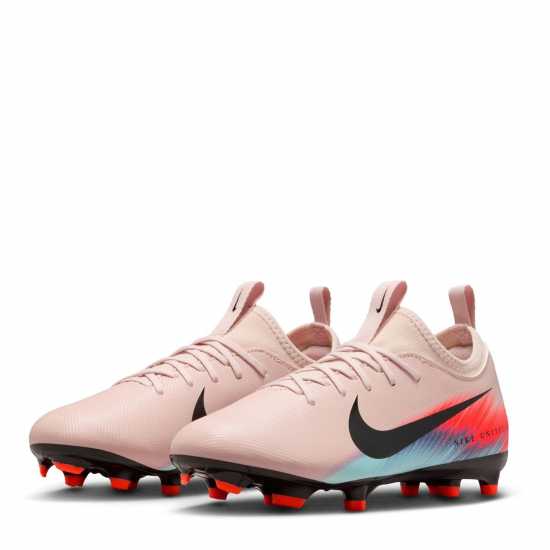 Nike Zoom Mercurial Vapor 16 Juniors Firm Ground Football Boots Розово/Синьо 