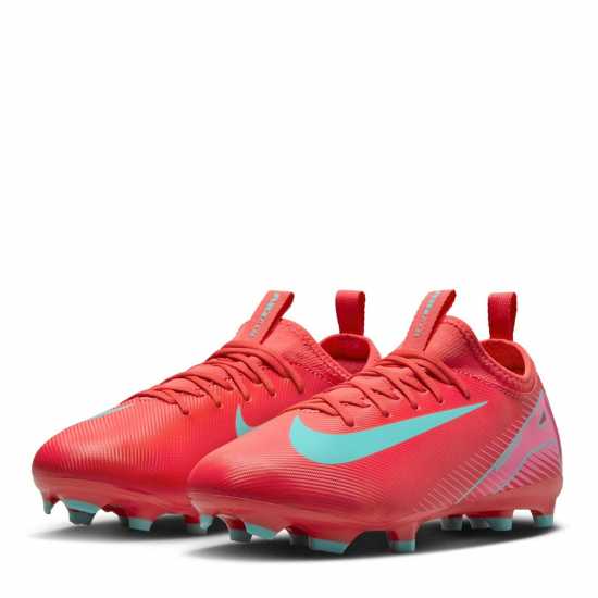 Детски футболни бутонки Nike Zoom Mercurial Vapor 16 Juniors Firm Ground Football Boots Червено/Зелено Nike Zoom Mercurial Vapor 16 Juniors Firm Ground Football Boots Червено/Зелено Детски футболни бутонки