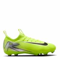 Nike Zoom Mercurial Vapor 16 Juniors Firm Ground Football Boots Волт/Черен Детски футболни бутонки