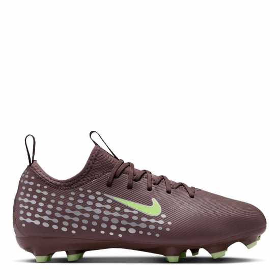 Nike Zoom Mercurial Vapor 16 Juniors Firm Ground Football Boots Plum/Silver 