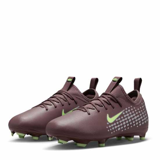 Nike Zoom Mercurial Vapor 16 Juniors Firm Ground Football Boots Plum/Silver 