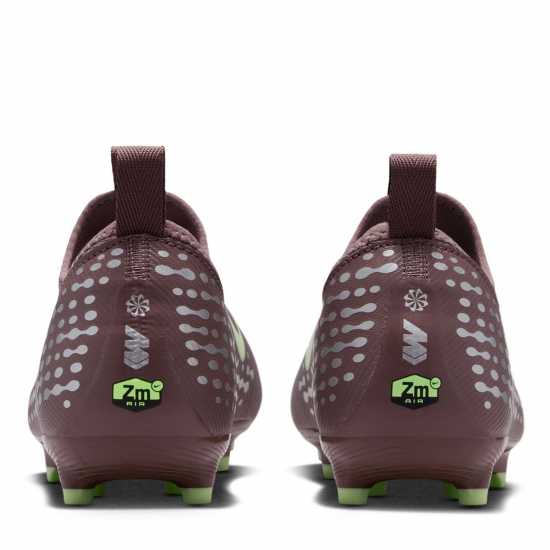 Nike Zoom Mercurial Vapor 16 Juniors Firm Ground Football Boots Plum/Silver 