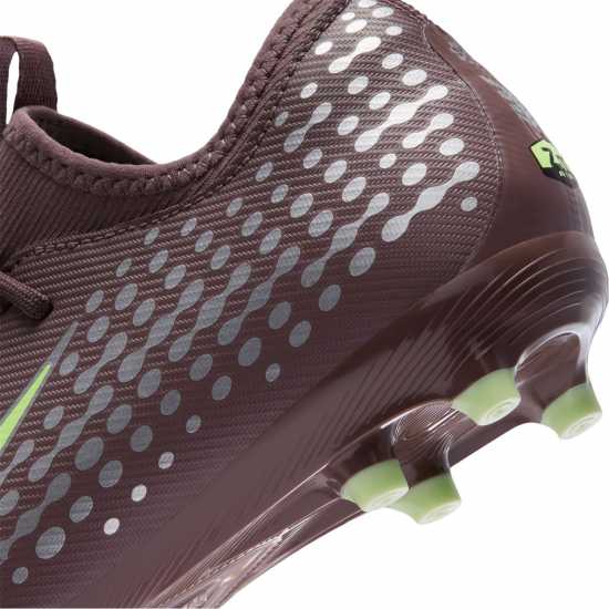 Nike Zoom Mercurial Vapor 16 Juniors Firm Ground Football Boots Plum/Silver 