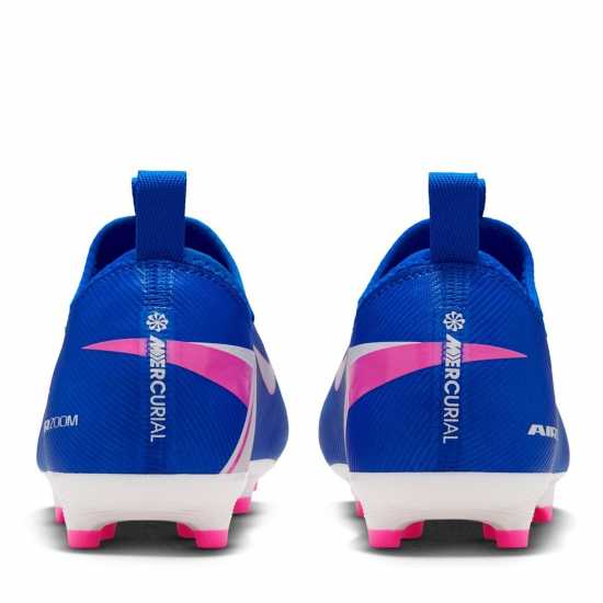 Nike Zoom Mercurial Vapor 16 Juniors Firm Ground Football Boots Blue/Wht/Pink Nike Zoom Mercurial Vapor 16 Juniors Firm Ground Football Boots Blue/Wht/Pink