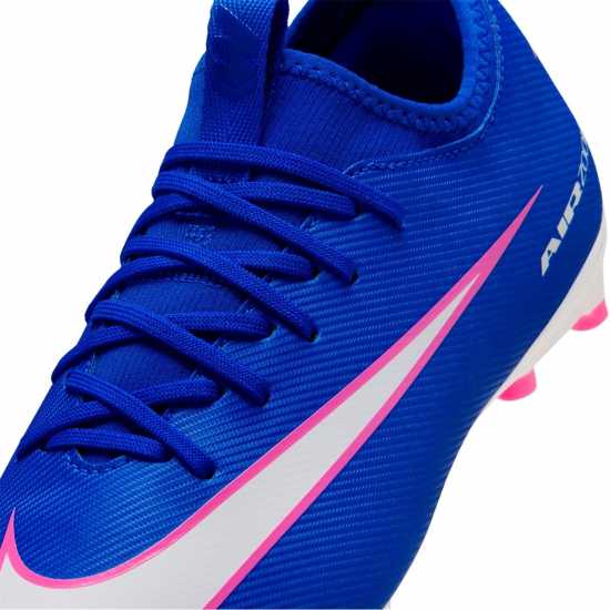 Nike Zoom Mercurial Vapor 16 Juniors Firm Ground Football Boots Blue/Wht/Pink Nike Zoom Mercurial Vapor 16 Juniors Firm Ground Football Boots Blue/Wht/Pink