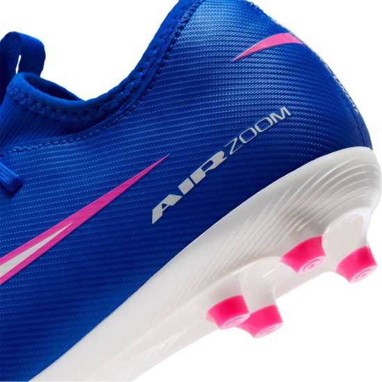 Nike Zoom Mercurial Vapor 16 Juniors Firm Ground Football Boots Blue/Wht/Pink Nike Zoom Mercurial Vapor 16 Juniors Firm Ground Football Boots Blue/Wht/Pink