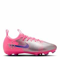 Nike Zoom Mercurial Vapor 16 Juniors Firm Ground Football Boots Pink/Black 