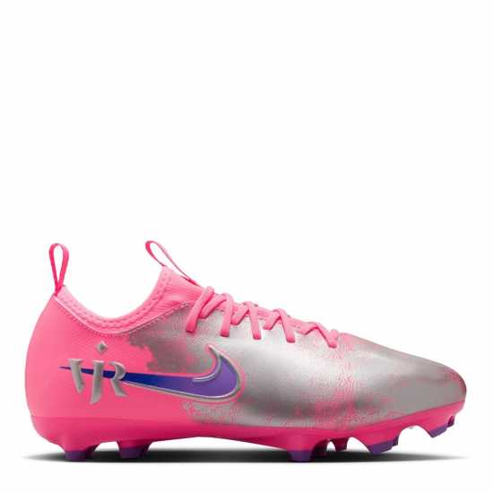 Nike Zoom Mercurial Vapor 16 Juniors Firm Ground Football Boots Pink/Black 