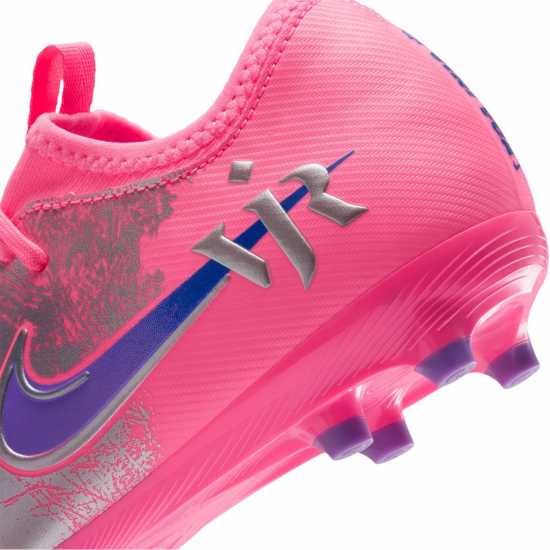 Nike Zoom Mercurial Vapor 16 Juniors Firm Ground Football Boots Pink/Black 