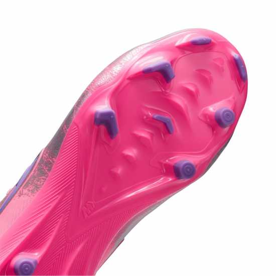 Nike Zoom Mercurial Vapor 16 Juniors Firm Ground Football Boots Pink/Black 