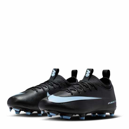 Детски футболни бутонки Nike Zoom Mercurial Vapor 16 Juniors Firm Ground Football Boots Black/Blue Nike Zoom Mercurial Vapor 16 Juniors Firm Ground Football Boots Black/Blue Детски футболни бутонки