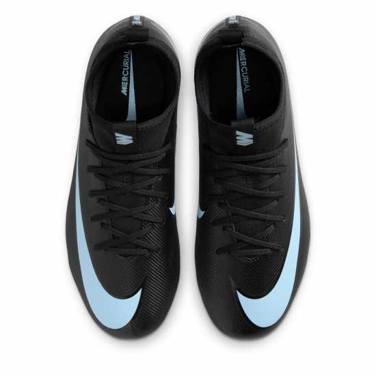 Детски футболни бутонки Nike Zoom Mercurial Vapor 16 Juniors Firm Ground Football Boots Black/Blue Nike Zoom Mercurial Vapor 16 Juniors Firm Ground Football Boots Black/Blue Детски футболни бутонки
