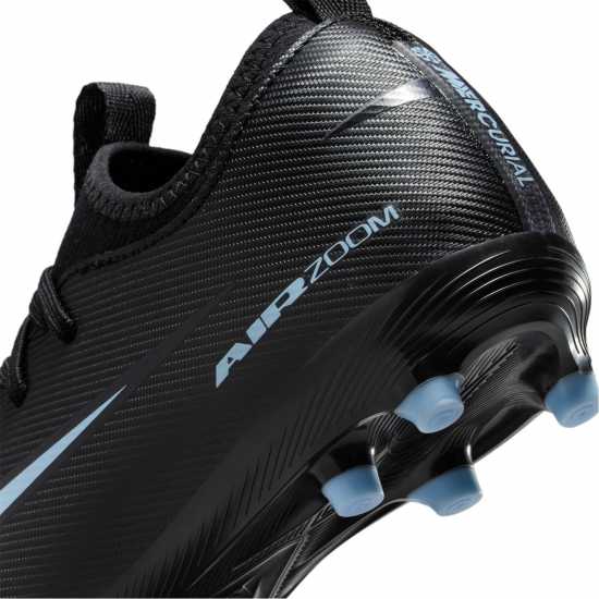 Детски футболни бутонки Nike Zoom Mercurial Vapor 16 Juniors Firm Ground Football Boots Black/Blue Nike Zoom Mercurial Vapor 16 Juniors Firm Ground Football Boots Black/Blue Детски футболни бутонки