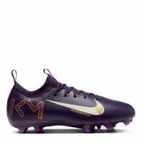 Nike Zoom Mercurial Vapor 16 Juniors Firm Ground Football Boots Лилаво/Кремаво Детски футболни бутонки