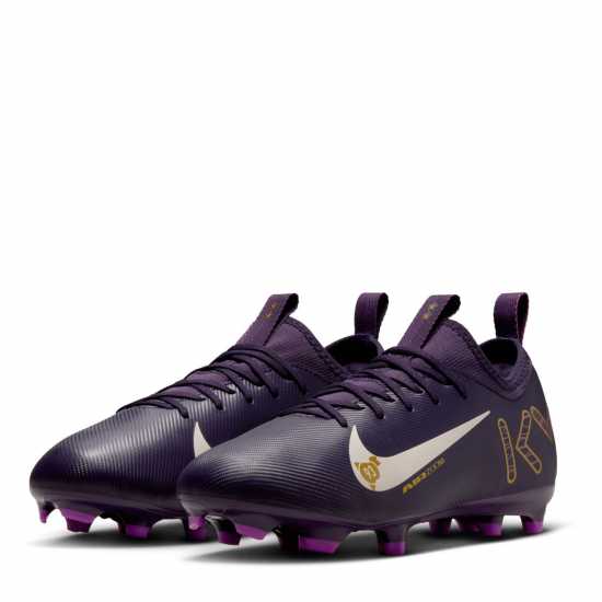 Детски футболни бутонки Nike Zoom Mercurial Vapor 16 Juniors Firm Ground Football Boots Лилаво/Кремаво Nike Zoom Mercurial Vapor 16 Juniors Firm Ground Football Boots Лилаво/Кремаво Детски футболни бутонки