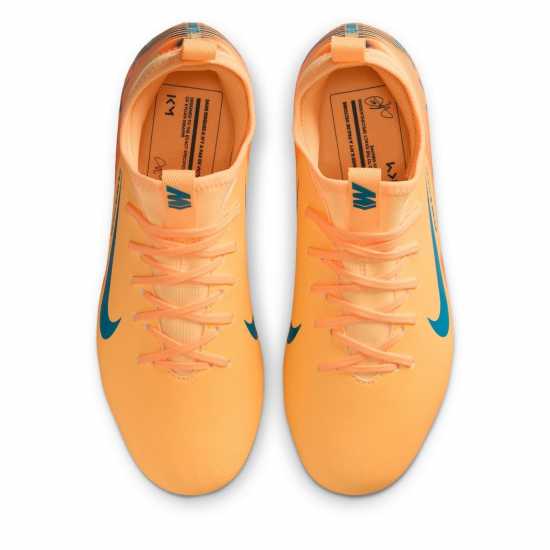 Nike Zoom Mercurial Vapor 16 Juniors Firm Ground Football Boots Оранжево/Диня Nike Zoom Mercurial Vapor 16 Juniors Firm Ground Football Boots Оранжево/Диня