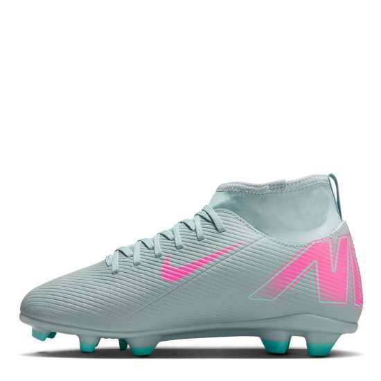 Детски футболни бутонки Nike Mercurial Superfly 10 Junior Firm Ground Football Boots Сиво/Розово Nike Mercurial Superfly 10 Junior Firm Ground Football Boots Сиво/Розово Детски футболни бутонки