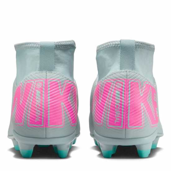 Детски футболни бутонки Nike Mercurial Superfly 10 Junior Firm Ground Football Boots Сиво/Розово Nike Mercurial Superfly 10 Junior Firm Ground Football Boots Сиво/Розово Детски футболни бутонки