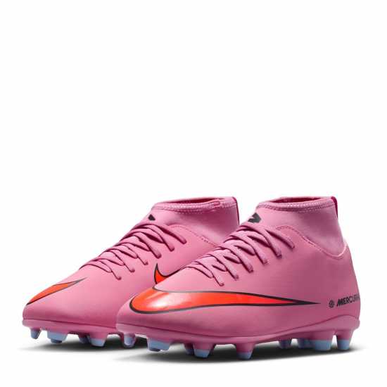 Детски футболни бутонки Nike Mercurial Superfly 10 Junior Firm Ground Football Boots Pink/Black Nike Mercurial Superfly 10 Junior Firm Ground Football Boots Pink/Black Детски футболни бутонки