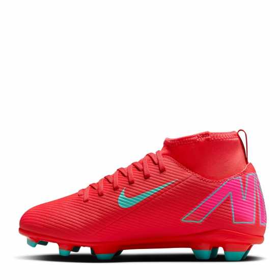 Детски футболни бутонки Nike Mercurial Superfly 10 Junior Firm Ground Football Boots Червено/Зелено Nike Mercurial Superfly 10 Junior Firm Ground Football Boots Червено/Зелено Детски футболни бутонки