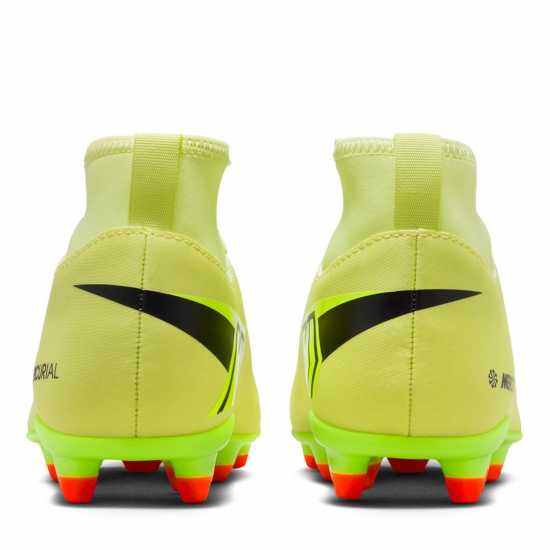 Nike Mercurial Superfly 10 Junior Firm Ground Football Boots Волт/Кримсън 