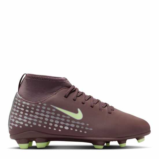Nike Mercurial Superfly 10 Junior Firm Ground Football Boots Plum/Silver 