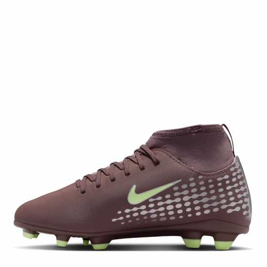 Nike Mercurial Superfly 10 Junior Firm Ground Football Boots Plum/Silver 