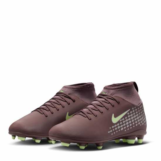 Nike Mercurial Superfly 10 Junior Firm Ground Football Boots Plum/Silver 