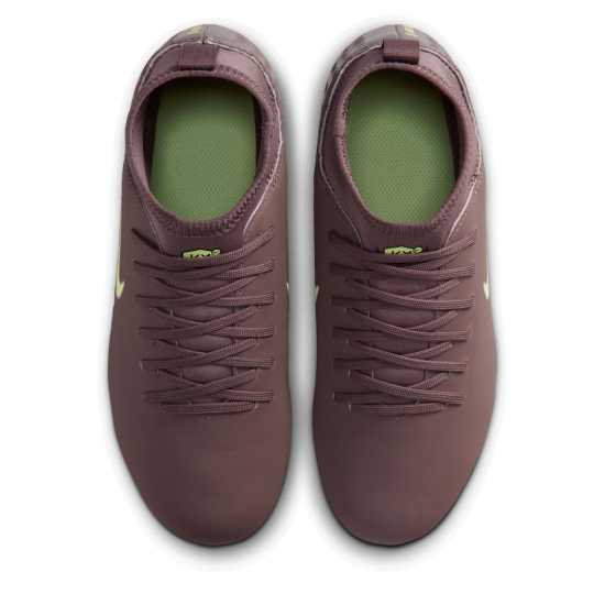 Nike Mercurial Superfly 10 Junior Firm Ground Football Boots Plum/Silver 