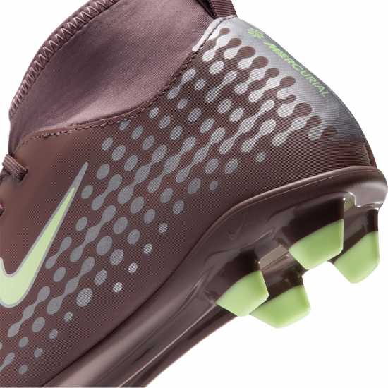 Nike Mercurial Superfly 10 Junior Firm Ground Football Boots Plum/Silver 