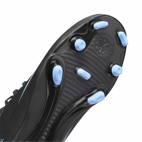 Nike Mercurial Superfly 10 Junior Firm Ground Football Boots Black/Blue Детски футболни бутонки