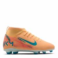 Nike Mercurial Superfly 10 Junior Firm Ground Football Boots Оранжево/Диня 