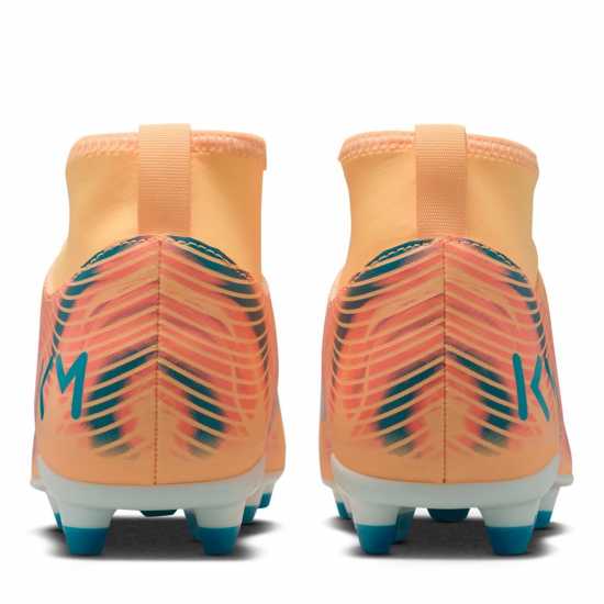 Nike Mercurial Superfly 10 Junior Firm Ground Football Boots Оранжево/Диня 