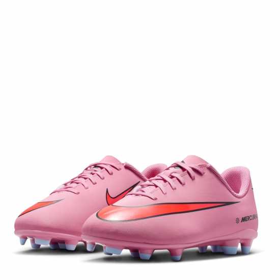 Nike Mercurial Vapor 16 Club Juniors Firm Ground Football Boots Pink/Black Детски футболни бутонки