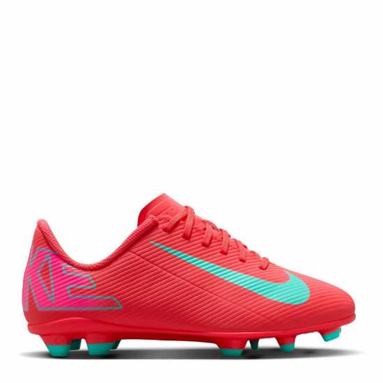 Nike Mercurial Vapor 16 Club Juniors Firm Ground Football Boots Червено/Зелено Детски футболни бутонки