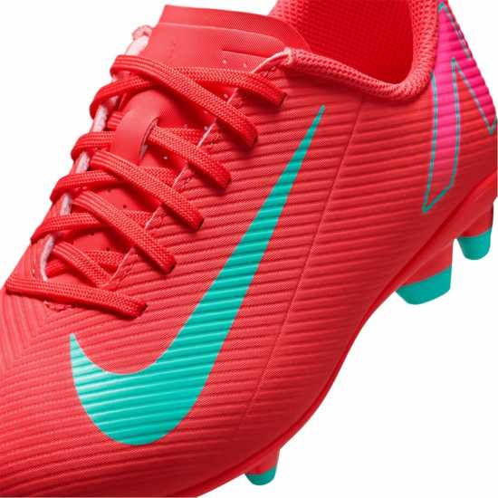 Nike Mercurial Vapor 16 Club Juniors Firm Ground Football Boots Червено/Зелено Детски футболни бутонки