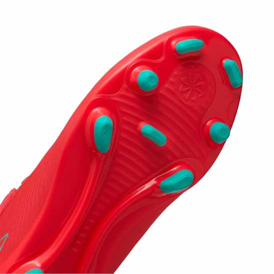 Nike Mercurial Vapor 16 Club Juniors Firm Ground Football Boots Червено/Зелено Детски футболни бутонки